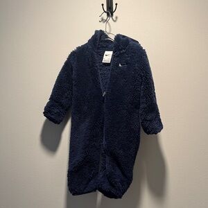 Nike Dark Blue Fleece Infant Onesie
